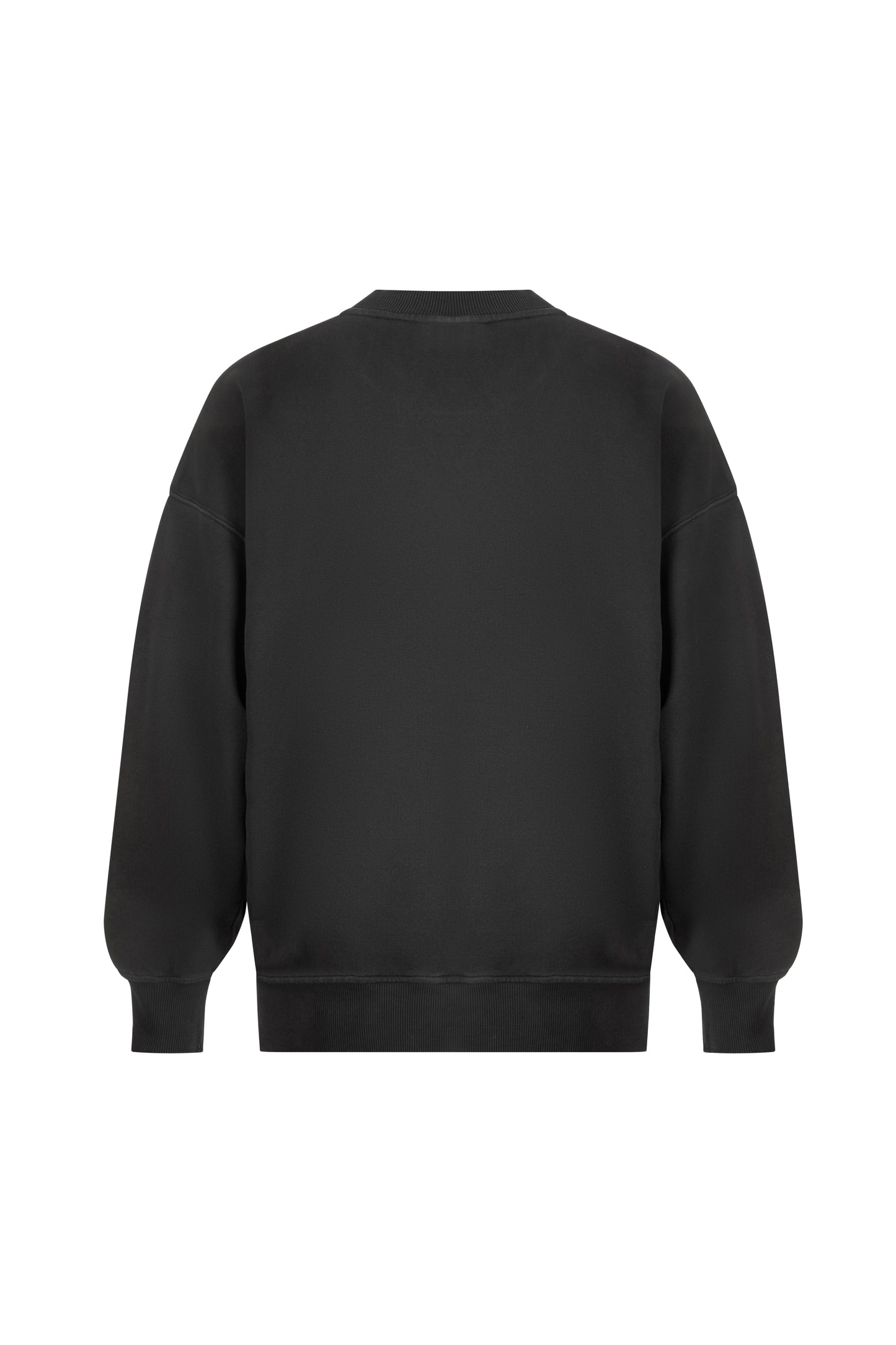 OLD TREATMENT OFF-BLACK CREWNECK SWEATSHIRT